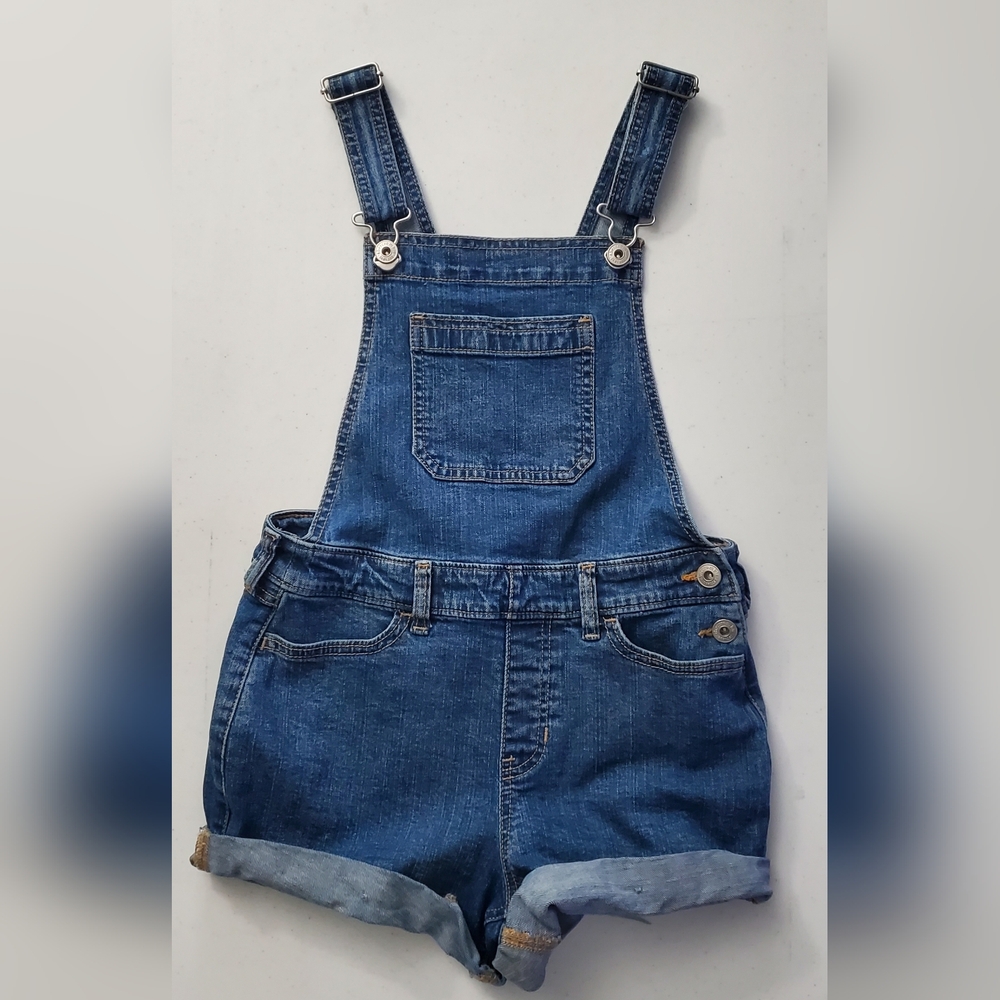Abercrombie Kids Denim Shorts Overalls - Kids Size 11/12